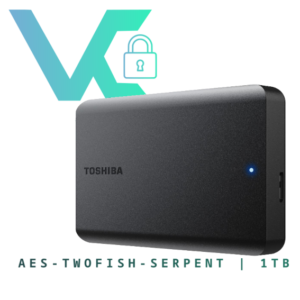 Disco duro externo USB 3.2 1TB cifrado